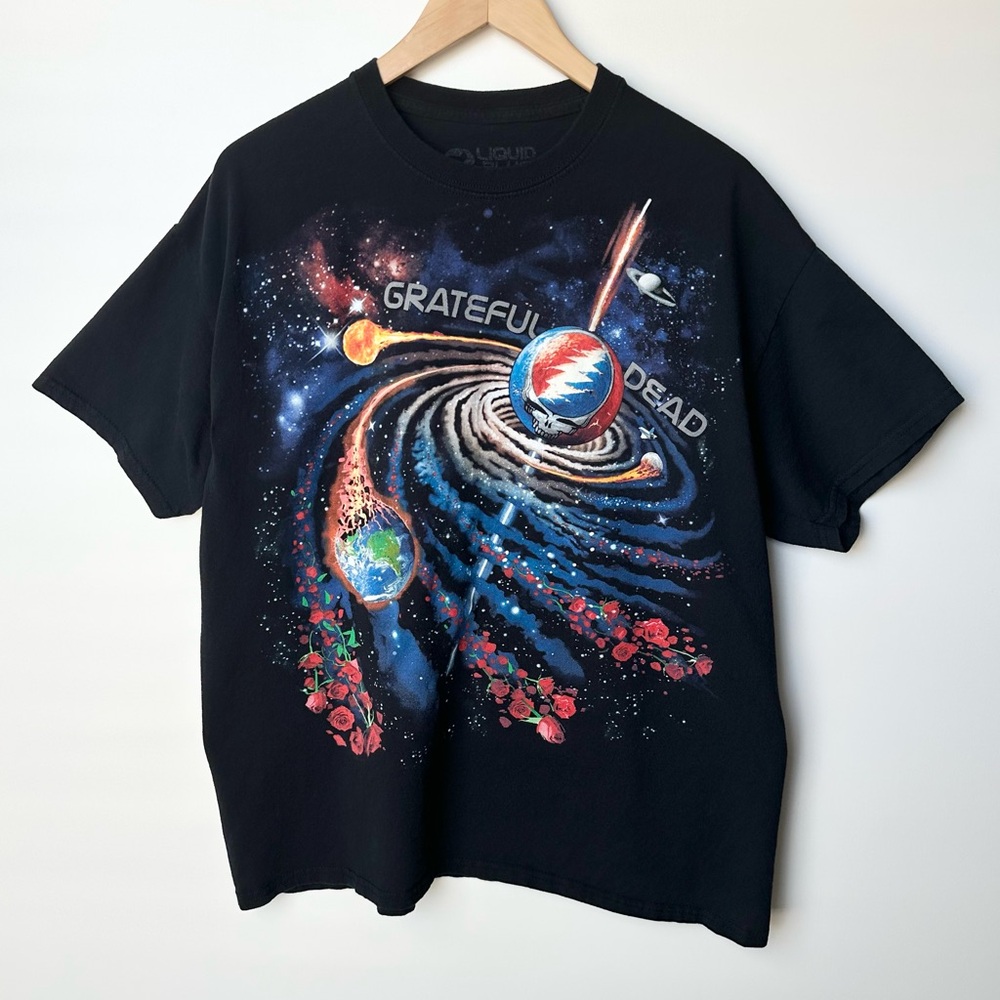 Liquid Blue Grateful Dead Space T-Shirt